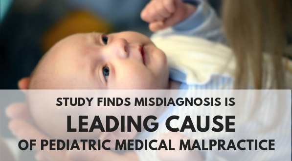 Leading cause of pediatric medical malpractice is misdiagnosis